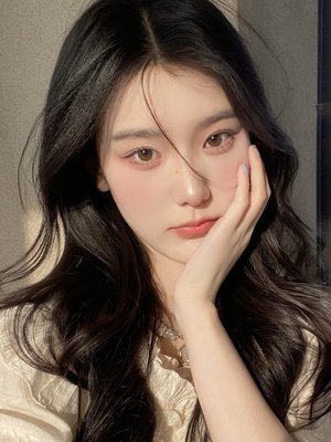 女士假发效果 女士假发效果