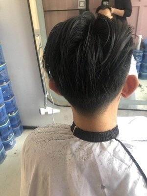 背头补发背面效果 背头补发背面效果