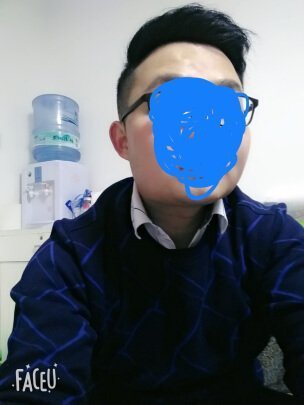 极客男士假发定制效果2