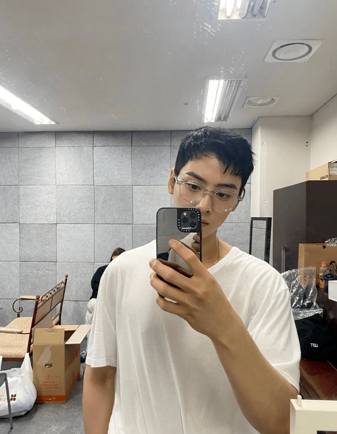 韩剧男主中分发型