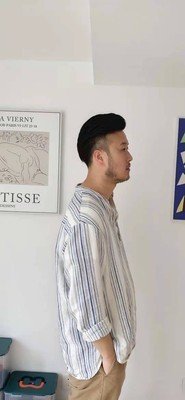 补发后帅气侧面