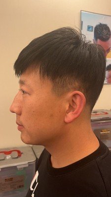 补发后发型帅气:侧面 补发后发型帅气:侧面