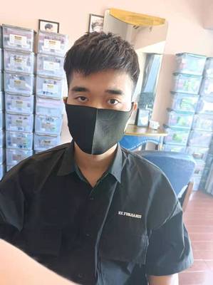 补发后发型帅气:正面 补发后发型帅气:正面