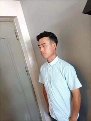 补发后帅气发型,侧面图 补发后帅气发型,侧面图