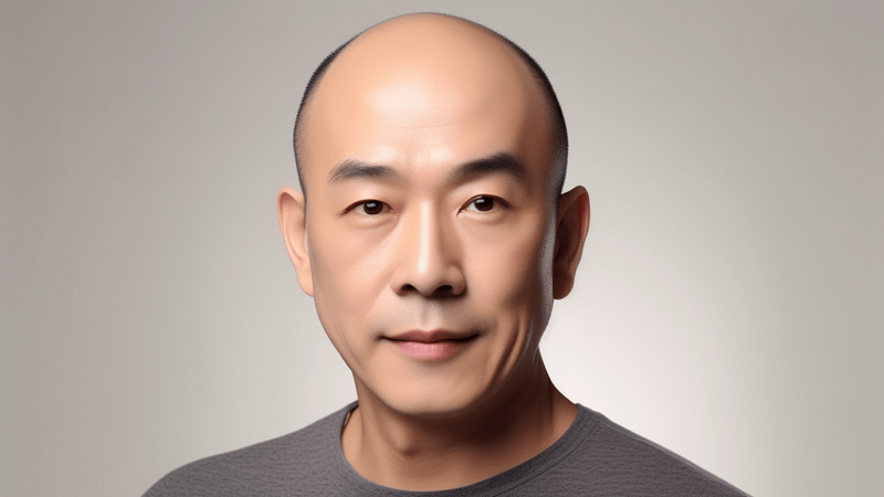 中年脱发男子 中年脱发男子