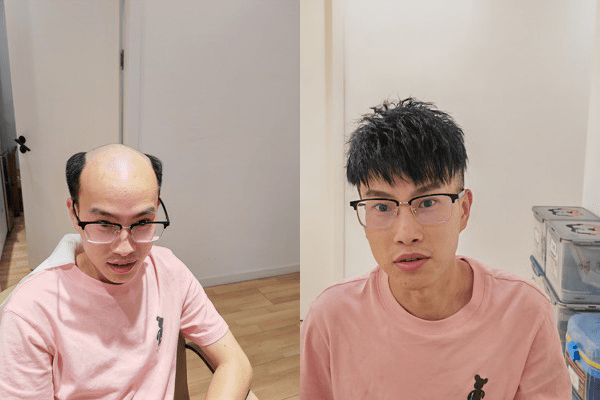 极客侠假发定制效果 极客侠假发定制效果